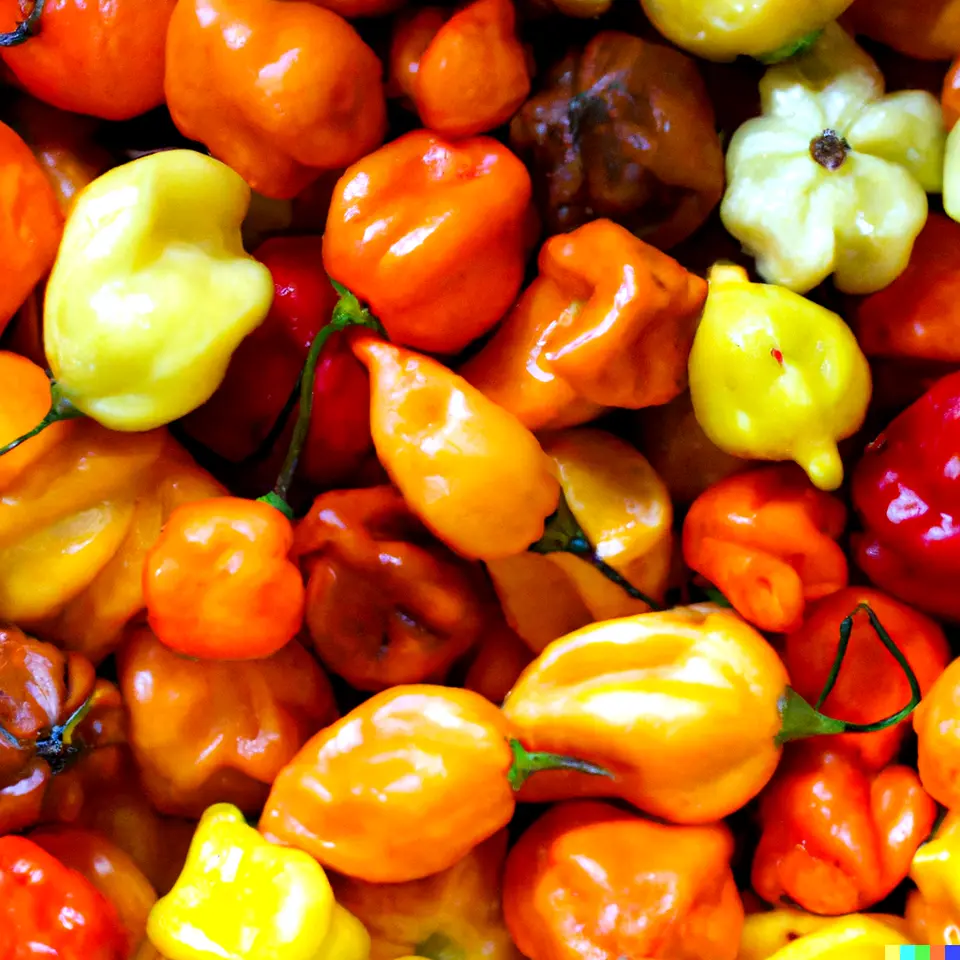 Habanero Pepper Rainbow Mix 20 Seeds Fast Shipping - $8.99