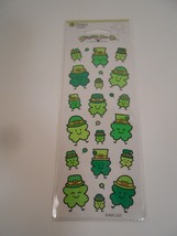 New Sealed NOS Stickety Doo Da St. Patrick&#39;s Day Shamrock Stickers 2 Sheets - $8.60