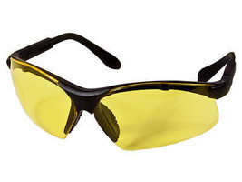 Radians Revelation Safety Glasses, Black Frame, Yellow Lenses, Adj. Temples - $37.99
