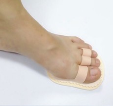 1 Toe Splint Corrector Straightener Triple Toe Hammer Claw Overlapping Left Foot - $11.85