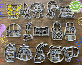 Spongebob SqaurePants Cookie Cutters | Patrick | Gary | Squidward | Mr Krab - £3.72 GBP+