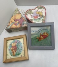 Winnie The Pooh Simply Pooh Art Framed And Two Boxes  - £11.07 GBP