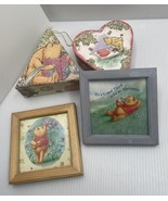 Winnie The Pooh Simply Pooh Art Framed And Two Boxes  - £11.03 GBP