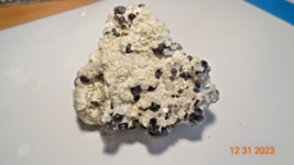 Beautiful Black Tourmaline Crystal cluster w/ Feldspar - FREE SHIPPING - - £25.79 GBP