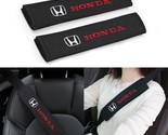 Universal Embroidered Logo Honda Car Seat Belt Cover Seatbelt Shoulder P... - £10.34 GBP