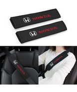 Universal Embroidered Logo Honda Car Seat Belt Cover Seatbelt Shoulder P... - £10.38 GBP