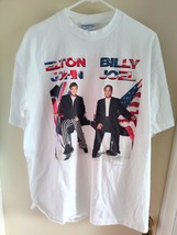 Summer of 1994 Billy Joel &amp; Elton John Concert Tour White T-Shirt Size XL - £25.57 GBP