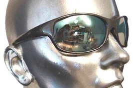 Vintage Retro Sunglasses Hand Polished Metallic Mirror Lens 1980s - $22.43