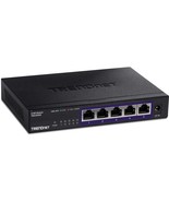 TRENDnet 5-Port Unmanaged 2.5G Switch, 5 x 2.5GBASE-T Ports, 25Gbps Swit... - $221.99