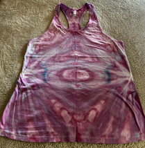 NEW Bella + Canvas Women’s Pink Purple Blue White Ice Tie Dye Tank Top X... - $24.50