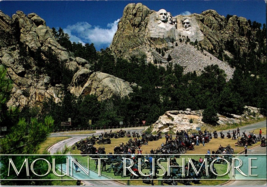 Postcard South Dakota Mount Rushmore Prior to Expansion Never Seen Again... - £3.88 GBP