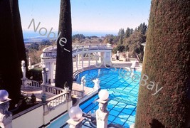 1970 Hearst Castle Grecian Pool Area Hills San Luis Obispo, CA Ektachrome Slide - £3.16 GBP