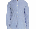 Dylan Gray Bengal Striped Classic Fit Shirt Blue/White-Size Small - $22.99