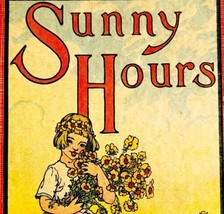 1930s Sunny Hours Illustrated Childrens Book 1st Edition Whitman Publishing C82B - $10.99