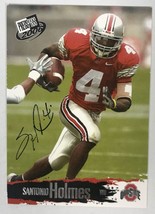 Santonio Holmes Autographed 2006 Press Pass Football Card - Ohio State Buckeyes - £11.77 GBP