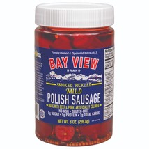 Bay View Packing Tavern Style Smoked Polish Sausage - 12 Pack case of 8o... - £63.17 GBP