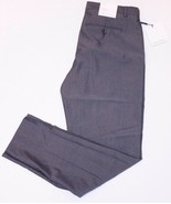 CALVIN KLEIN CK Lightly STRIPED Grey DRESS PANTS Straight FIT Sea Glass ... - $121.76 CAD