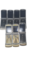 7 Lot Motorola RAZR V3xx AT&T Flip Phone Need Repair For Parts Wholesale As Is - $148.50