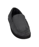 Wayland Square Slippers Mens Small 6 7 Faux Suede Memory Foam Non Slip Gray - £13.43 GBP