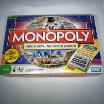 Monopoly Here &amp; Now World Edition Electronic Banking New Open Box Sealed Pieces - £60.71 GBP