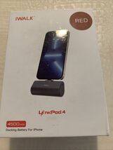 iWALK LinkPod4 Portable iPhone Charger 4500mAh Red Brand New. Not For Ty... - $9.75