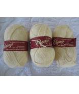 2-1/2--50g Brunswick ELEGANZA Brushed 20% Mohair 80% Acrylic #826 OFF-WH... - £9.57 GBP