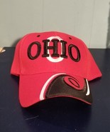 Ohio State Adjustable Baseball Cap Hat Red Black White FREE SHIPPING NEW... - £9.82 GBP