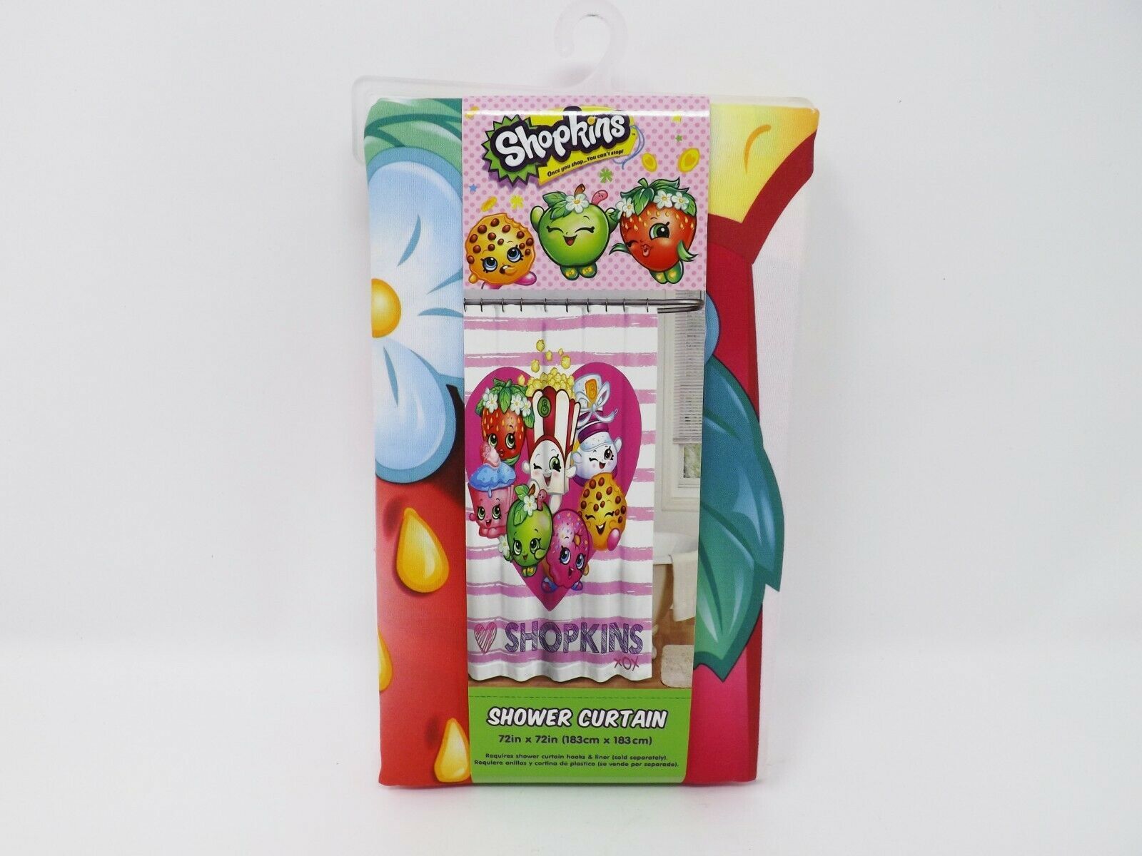 Jay Franco & Sons Shopkins Fabric Shower Curtain - £13.35 GBP