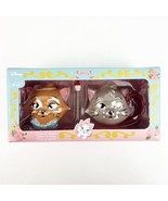 NEW Disney Ann Shen Marie Aristocats Toulouse &amp; Berlioz Cream &amp; Sugar Ho... - $41.13 CAD