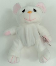 Precious Moments Tender Tails Plush Beanie White Rabbit for Easter New w/ Tags - £9.10 GBP