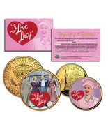 I LOVE LUCY * Lucille Ball * NY Quarter &amp; JFK Half Dollar US 2-Coin Set ... - £9.60 GBP