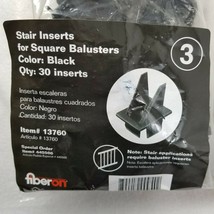 3 Packs Of Square Balusters Black 1370 FIberon  30 In A Pack - £21.66 GBP