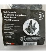 3 Packs Of Square Balusters Black 1370 FIberon  30 In A Pack - £20.70 GBP