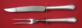 Larkspur by Wallace Sterling Silver Steak Carving Set 2-pc 10 1/4&quot; - £80.70 GBP