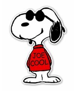 Snoopy Joe Cool Decal / Sticker Die cut - £3.09 GBP+