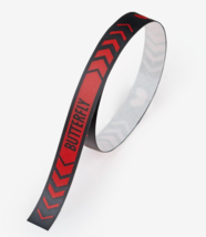 Butterfly RB Protector 3 Side Tape Individual Item Suede 48cm Red Black NWT - $16.11