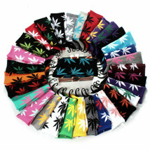 Marijuana Leaf Socks 44 Colors Medium Size Crew 420 Pot Weed Cotton Stretch New - £6.35 GBP+