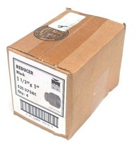 BOX OF 4 NEW MUELLER 521-375HC BLACK REDUCERS 1-1/2&quot; X 1&quot;, 521375HC - £39.28 GBP