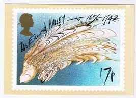 United Kingdom UK Postcard Stamps Halley&#39;s Comet 1986 17p - £2.36 GBP