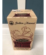 12 Golden Harvest dozen Regular Mouth Mason Jar Bands and Lids NEW open box - $175.82 MXN