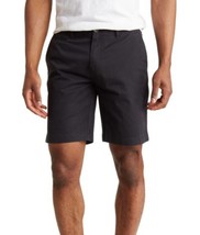 14th &amp; Union Men&#39;s Black Chino Shorts Flat Front 2 Way Stretch 33W NWOT - £16.17 GBP