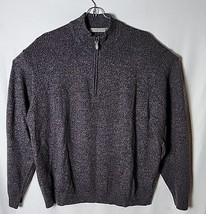 Raffi Linea Uomo Men XXL 56 Half Zip Cold Weather Wool Pullover Sweater - £29.70 GBP