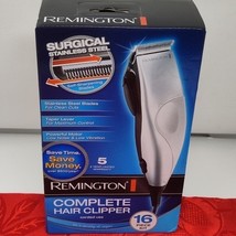 Remington Home Barber Clippers 14 Piece Haircut Kit HC1050 NIB - $24.98