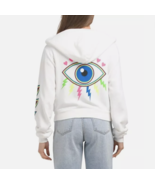 Lauren Moshi Lightning Eye Zip Hoodie White ( S ) - $1,866.79 MXN