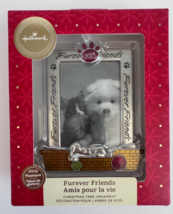 Hallmark 2019 Dog Cat Pet Photo Frame Furever Friends Christmas Ornament - $363.64 MXN