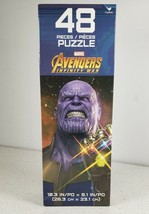 Thanos Marvel Avengers Infinity War Puzzle 48 Pieces New Size 10.3 X 9.1 NEW - £10.07 GBP
