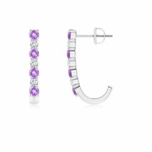 Authenticity Guarantee

ANGARA Natural 0.69 Ct Amethyst and Diamond J-Hoop Ea... - £701.01 GBP