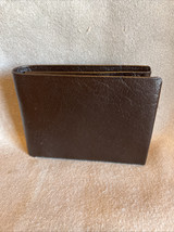 New VTG Swank Mens Brown Billfold Wallet, Genuine Cowhide Leather NOS w/ Tags - $18.33