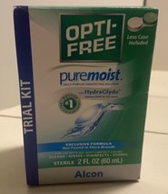 Opti Free Pure Moist Soft Contact Lens Sterile Solution with Case 2 Oz - $8.15