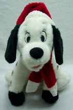 Walt Disney Store 101 Dalmatians Puppy Dog In Santa Hat 12&quot; Plush Stuffed Animal - £15.58 GBP